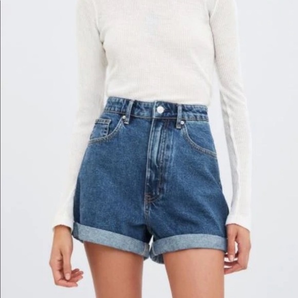 Zara | Shorts | Zara Mom Fit Super High 